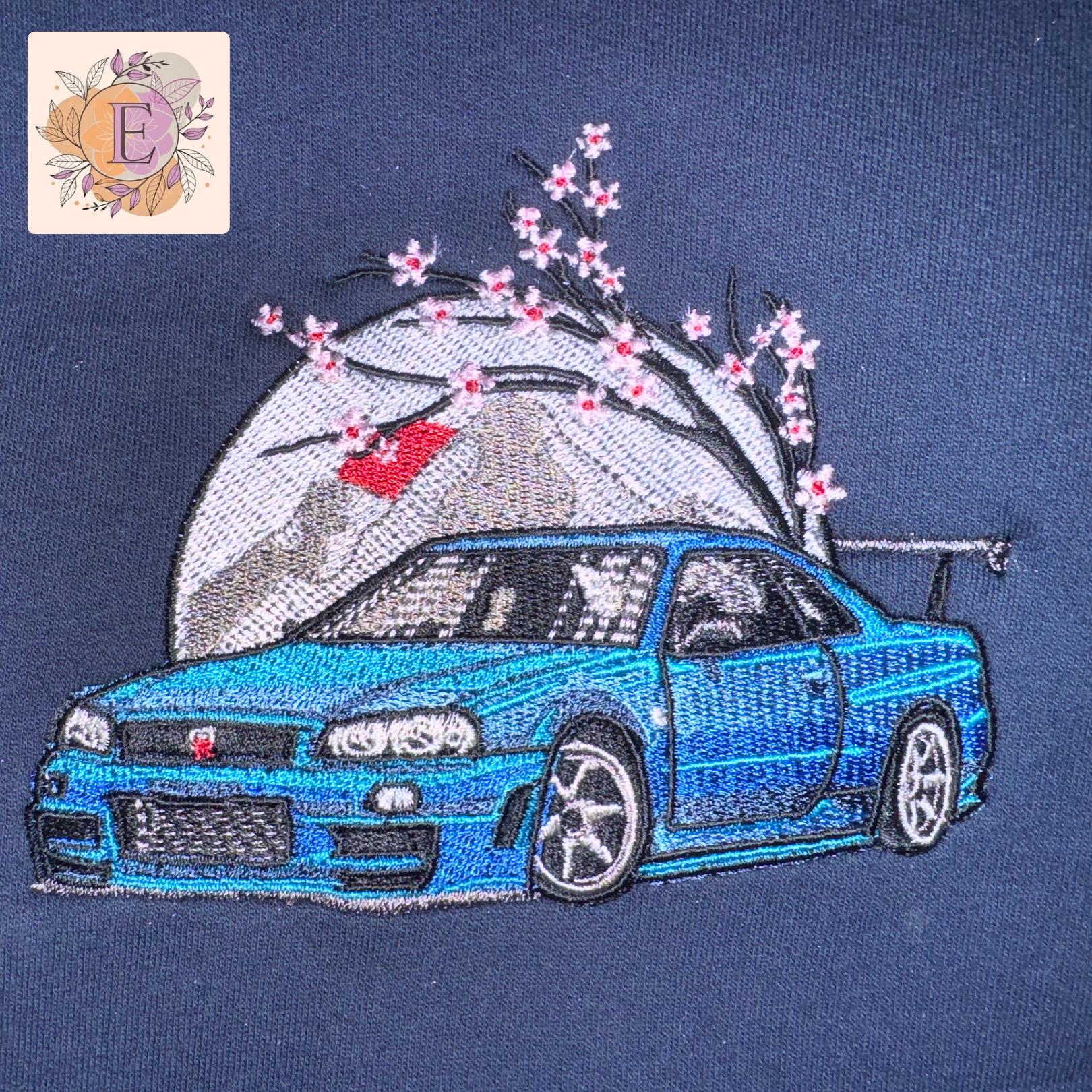 Skyline Embroided car hoody