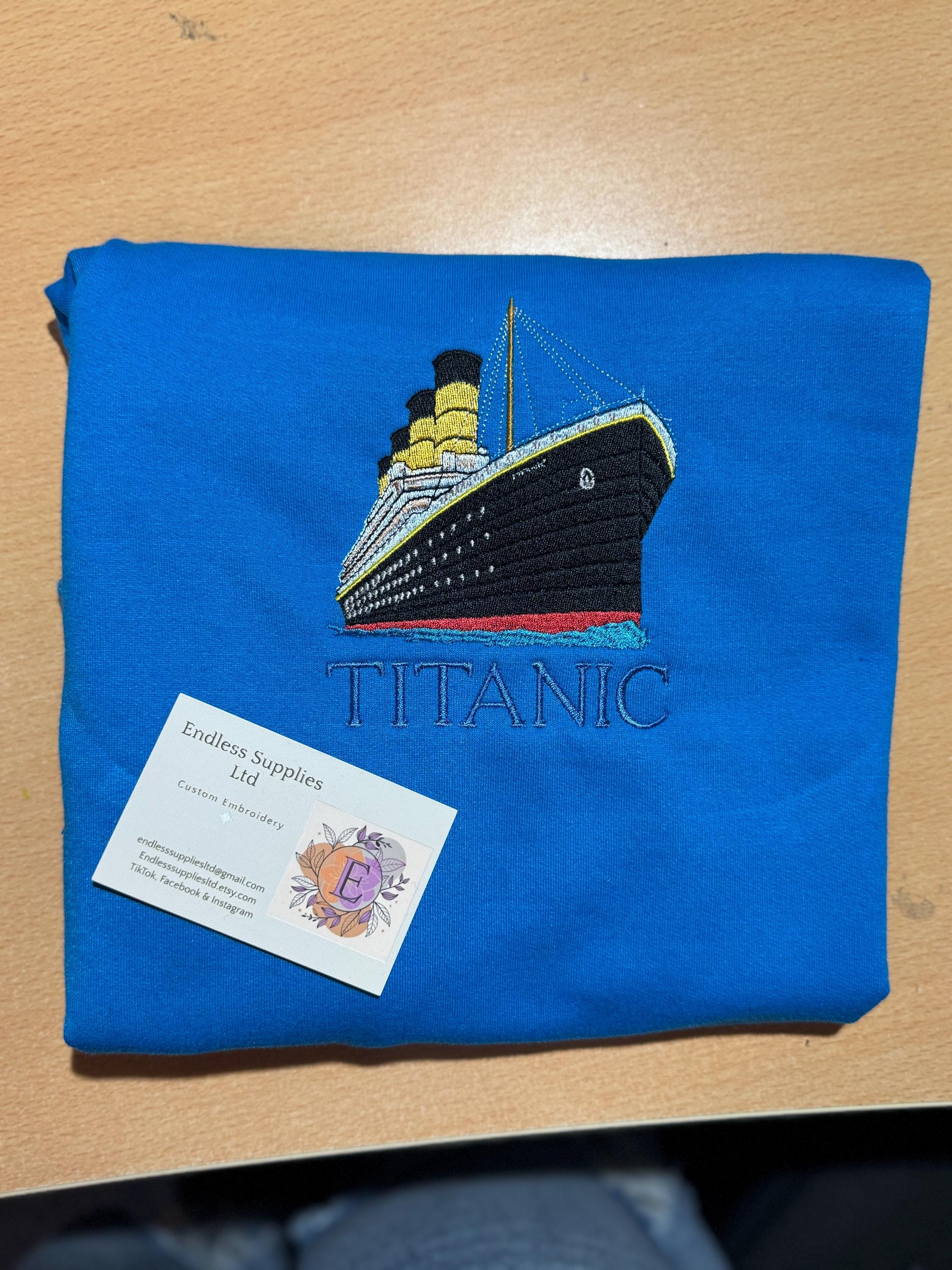Childrens Embroidered Titanic Hoodie