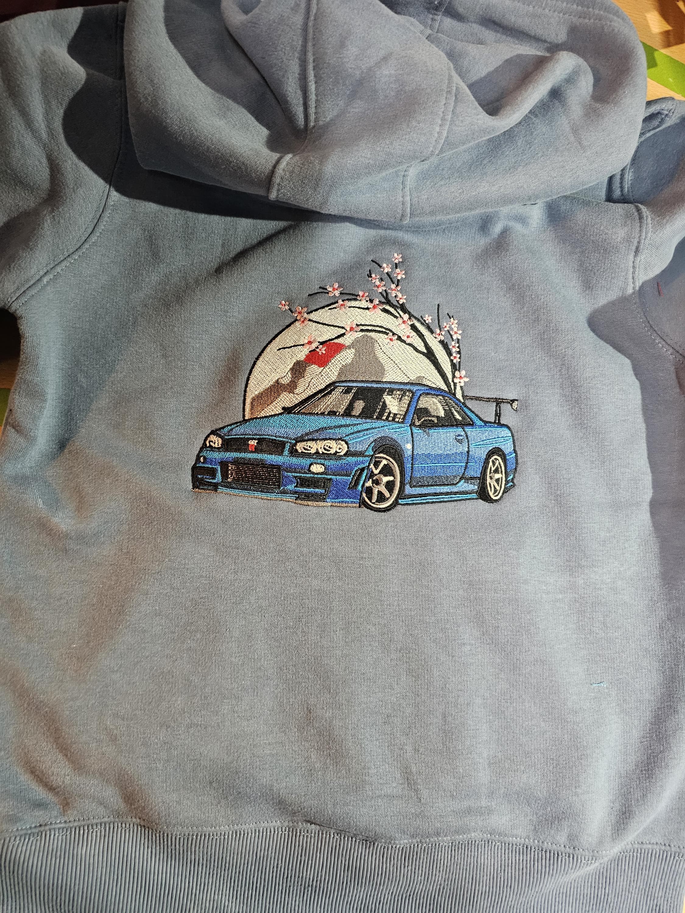 Skyline Embroided car hoody