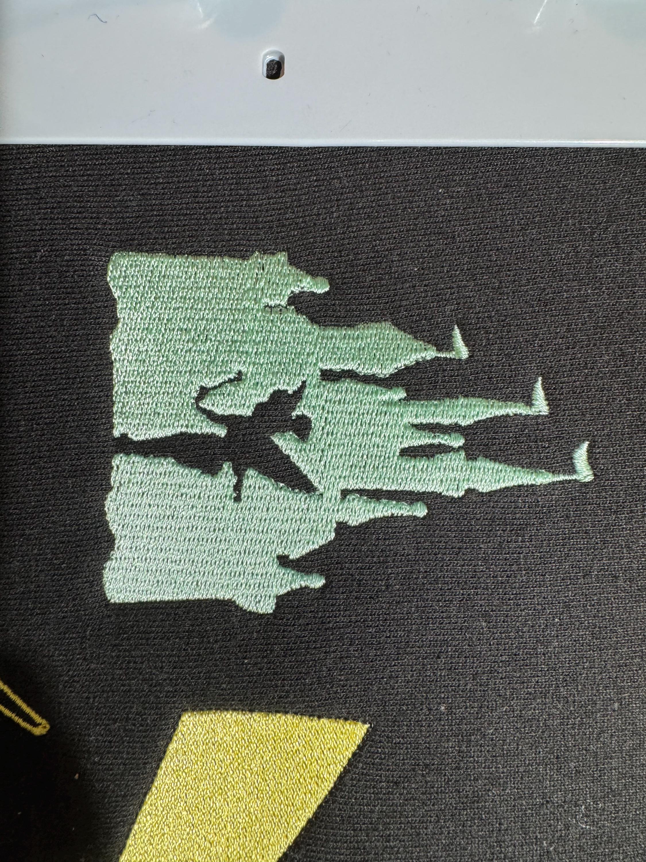 Fairy castle Embroidered zip up