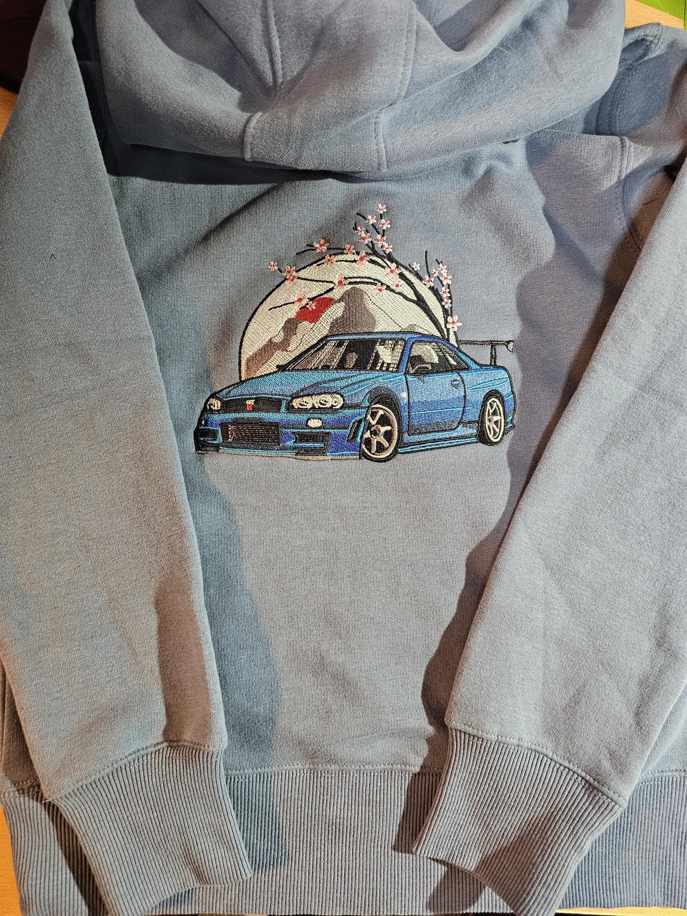 Skyline Embroided car hoody