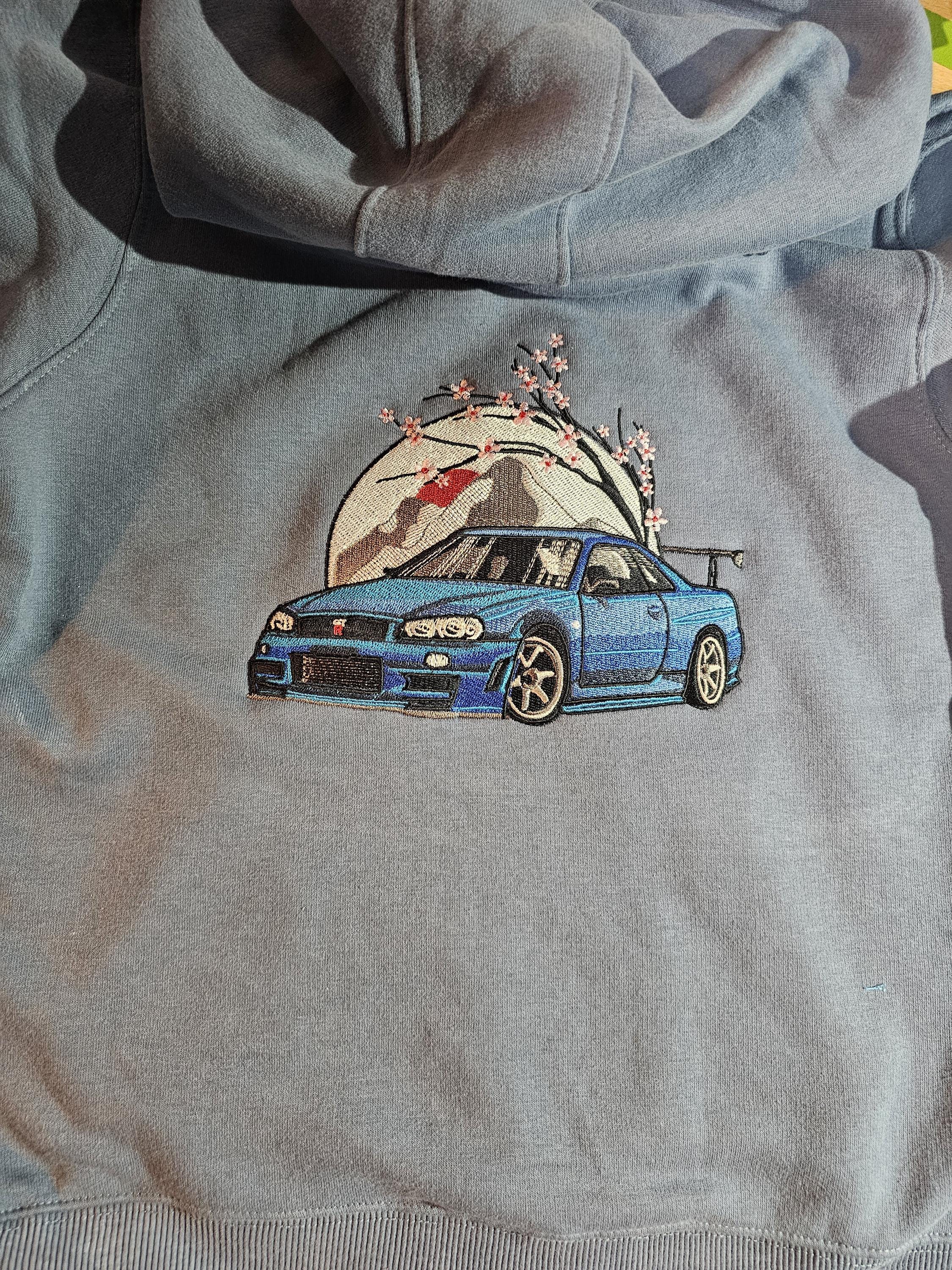 Skyline Embroided car hoody