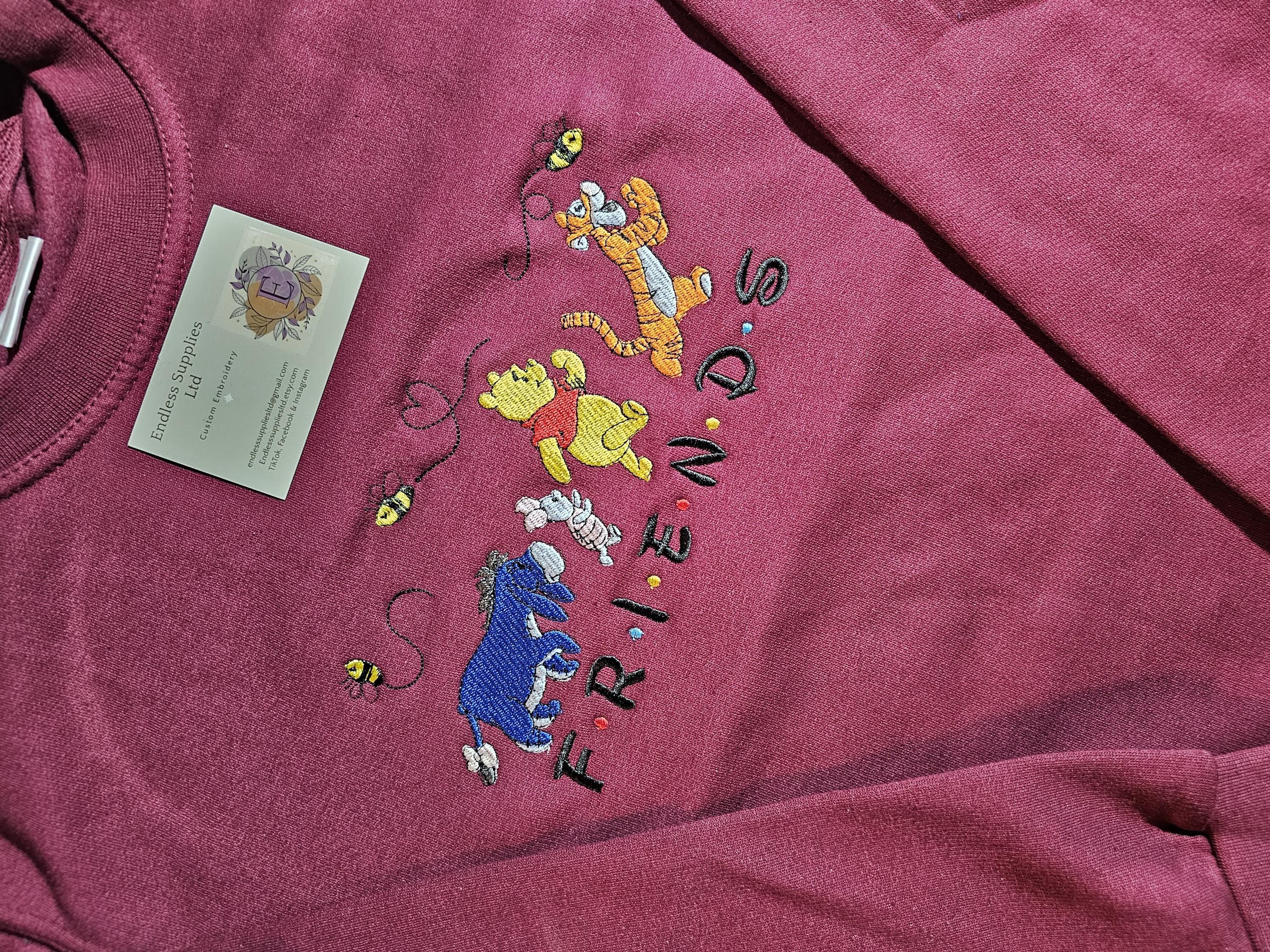Winnie and friends embroidered Sweatshirt