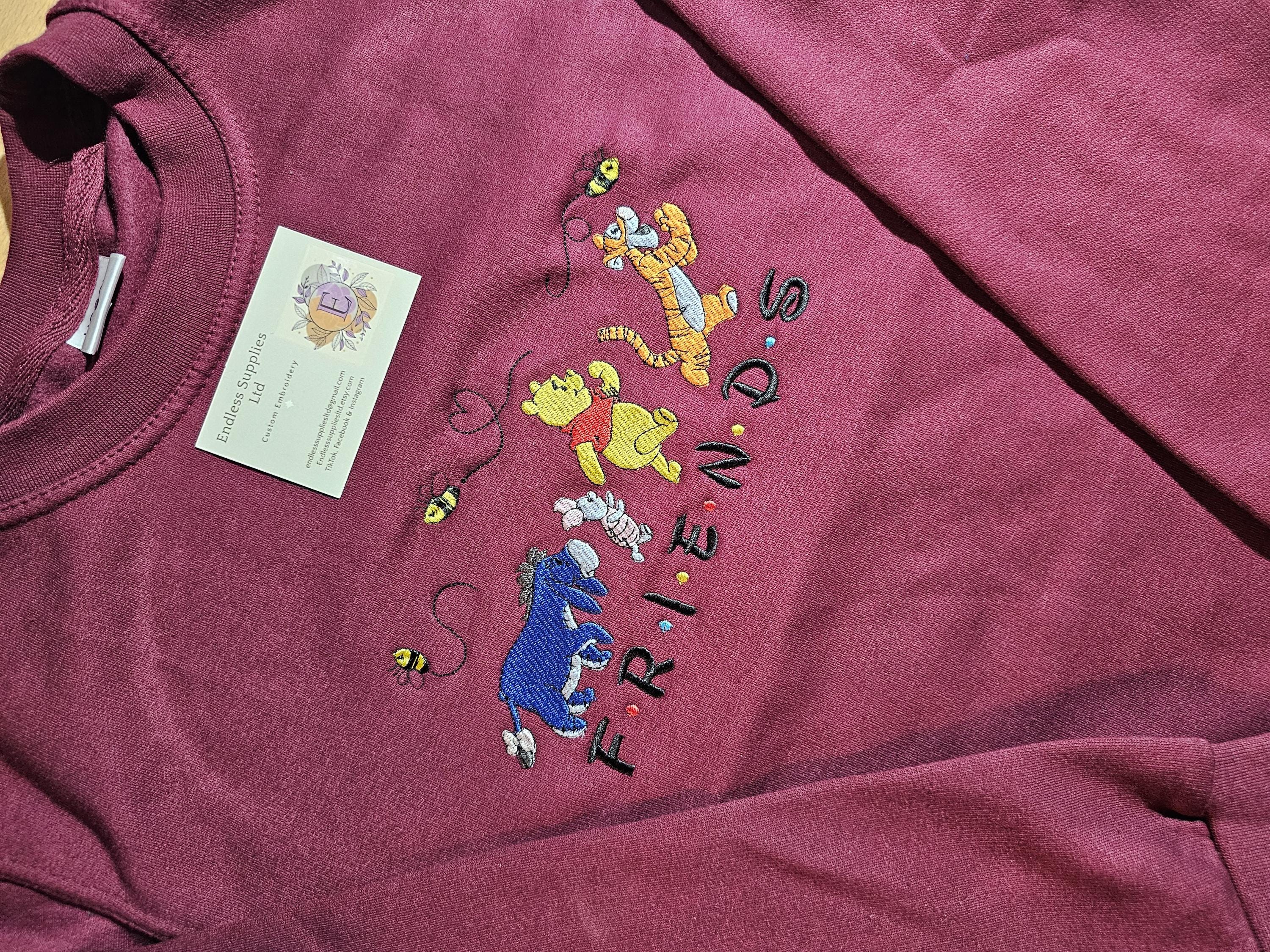Winnie and friends embroidered Sweatshirt