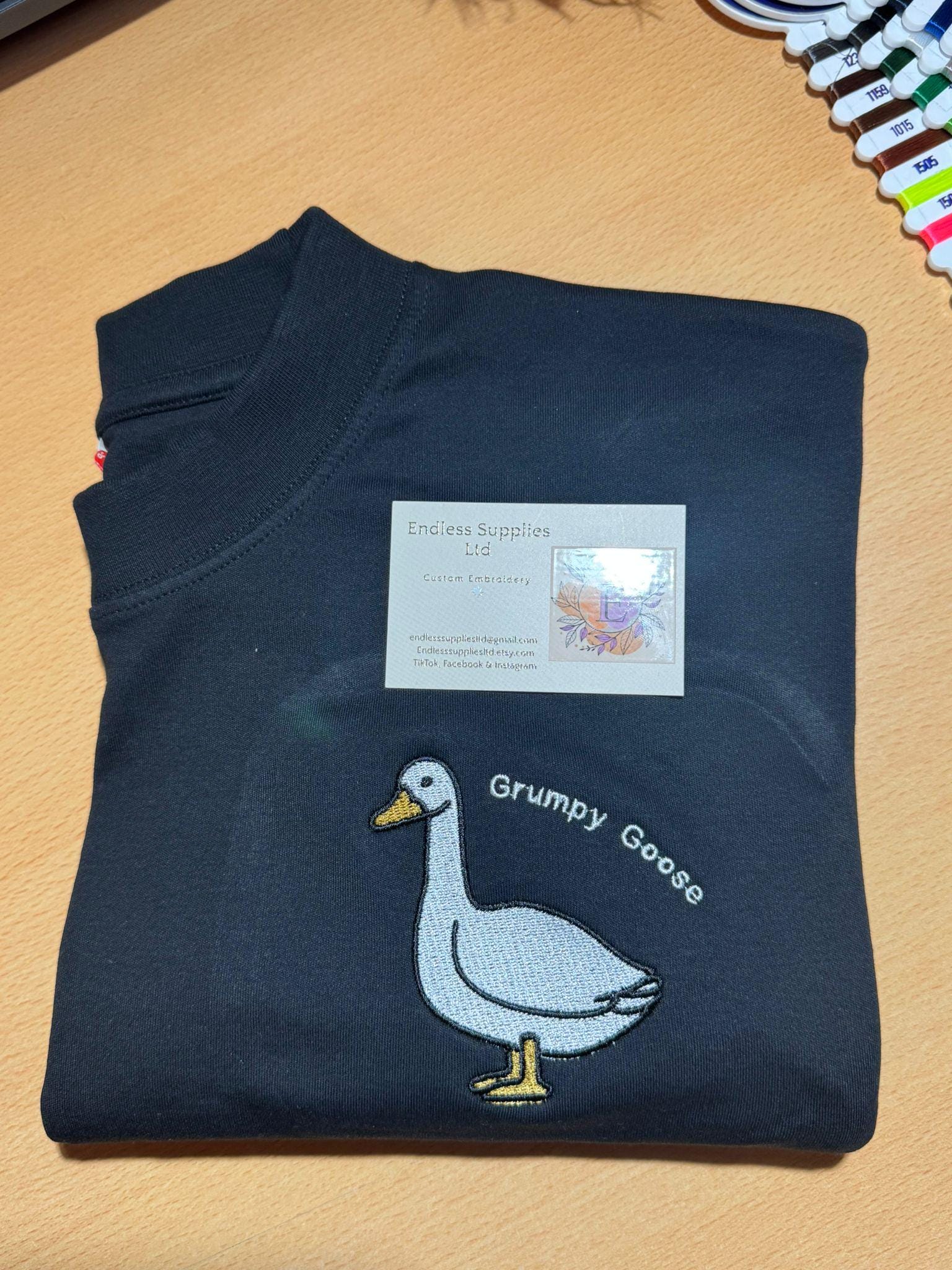 Grumpy Goose Embroidered T-Shirt