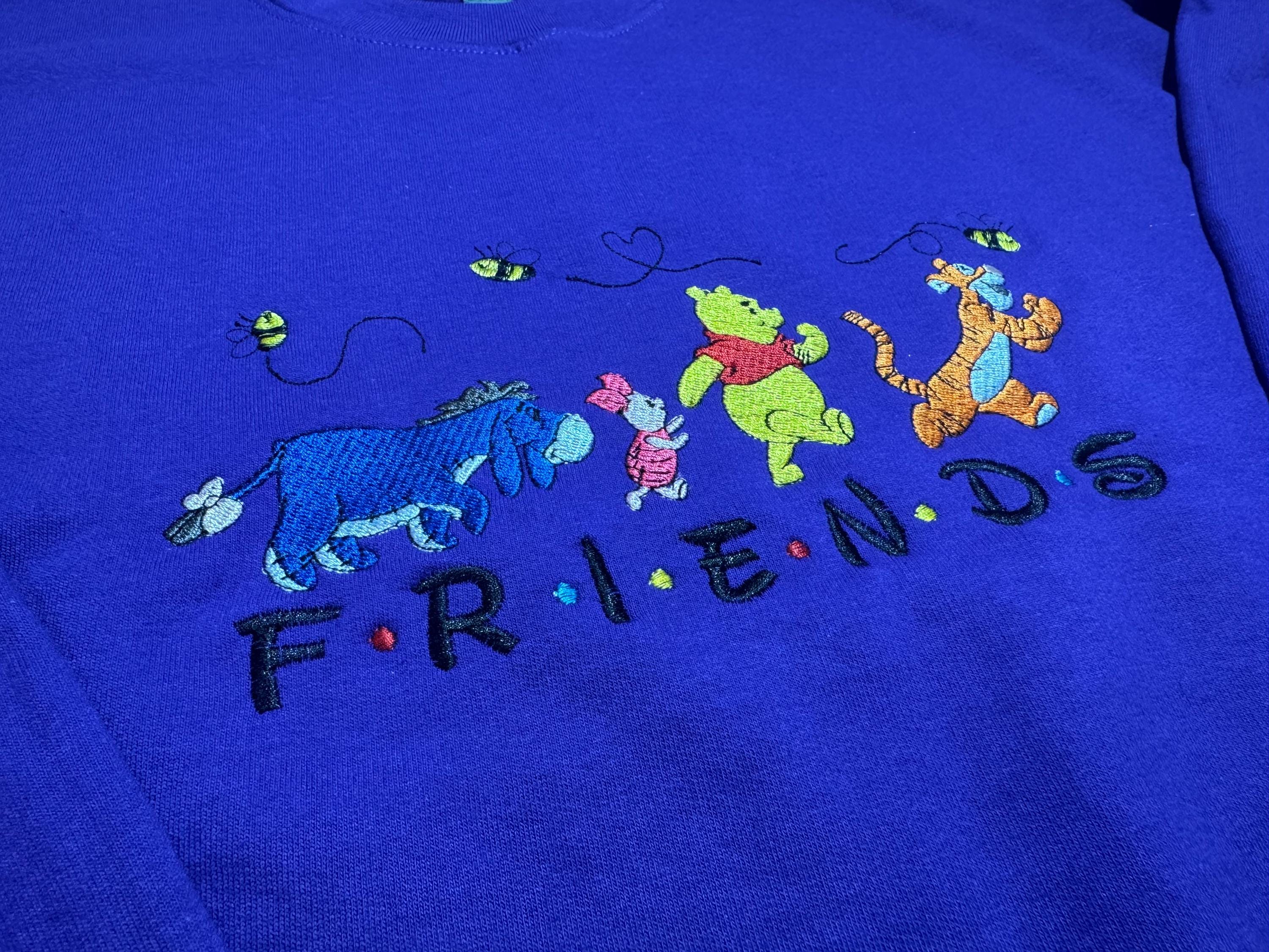 Winnie and friends embroidered Sweatshirt