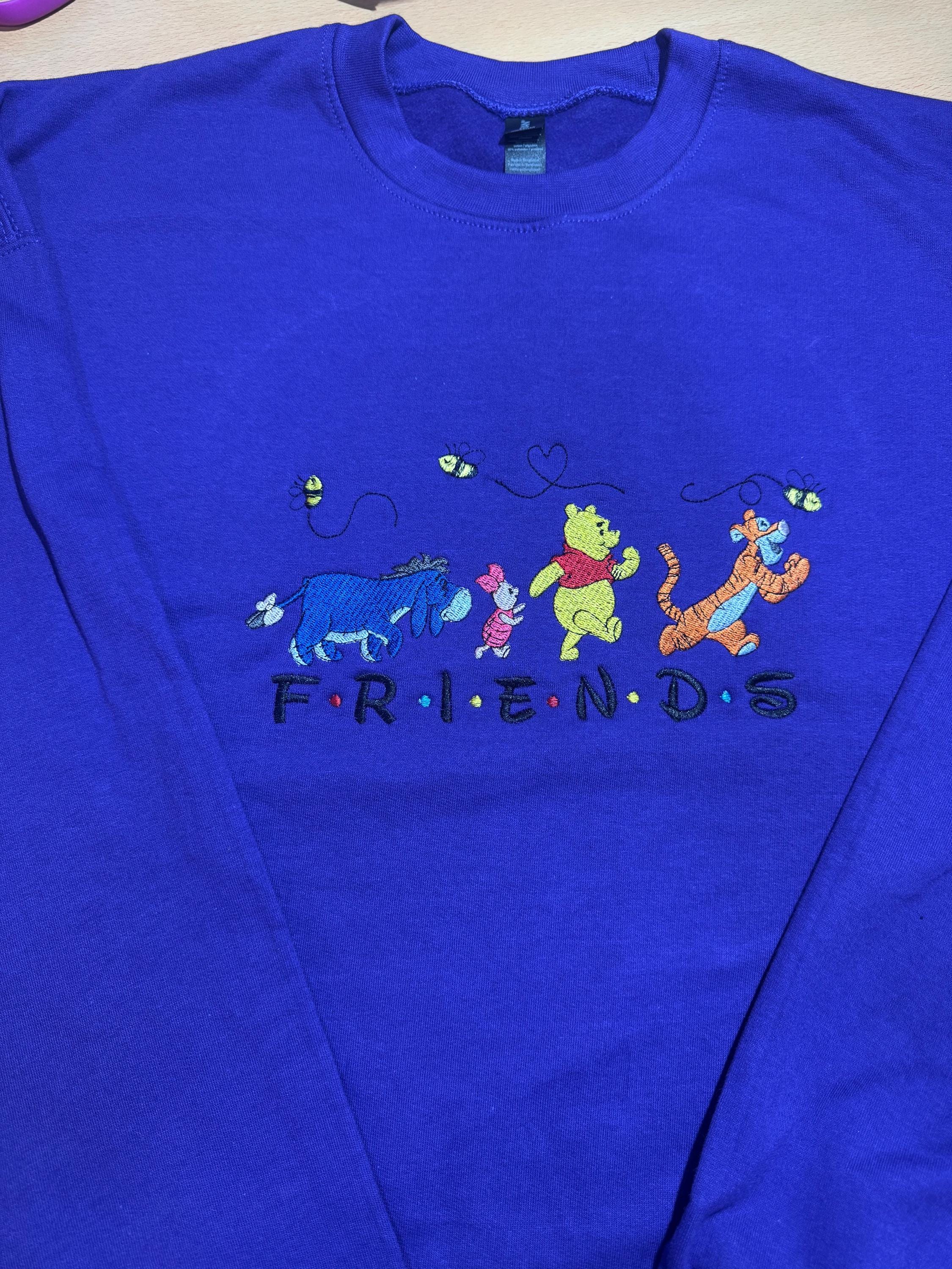 Winnie and friends embroidered Sweatshirt
