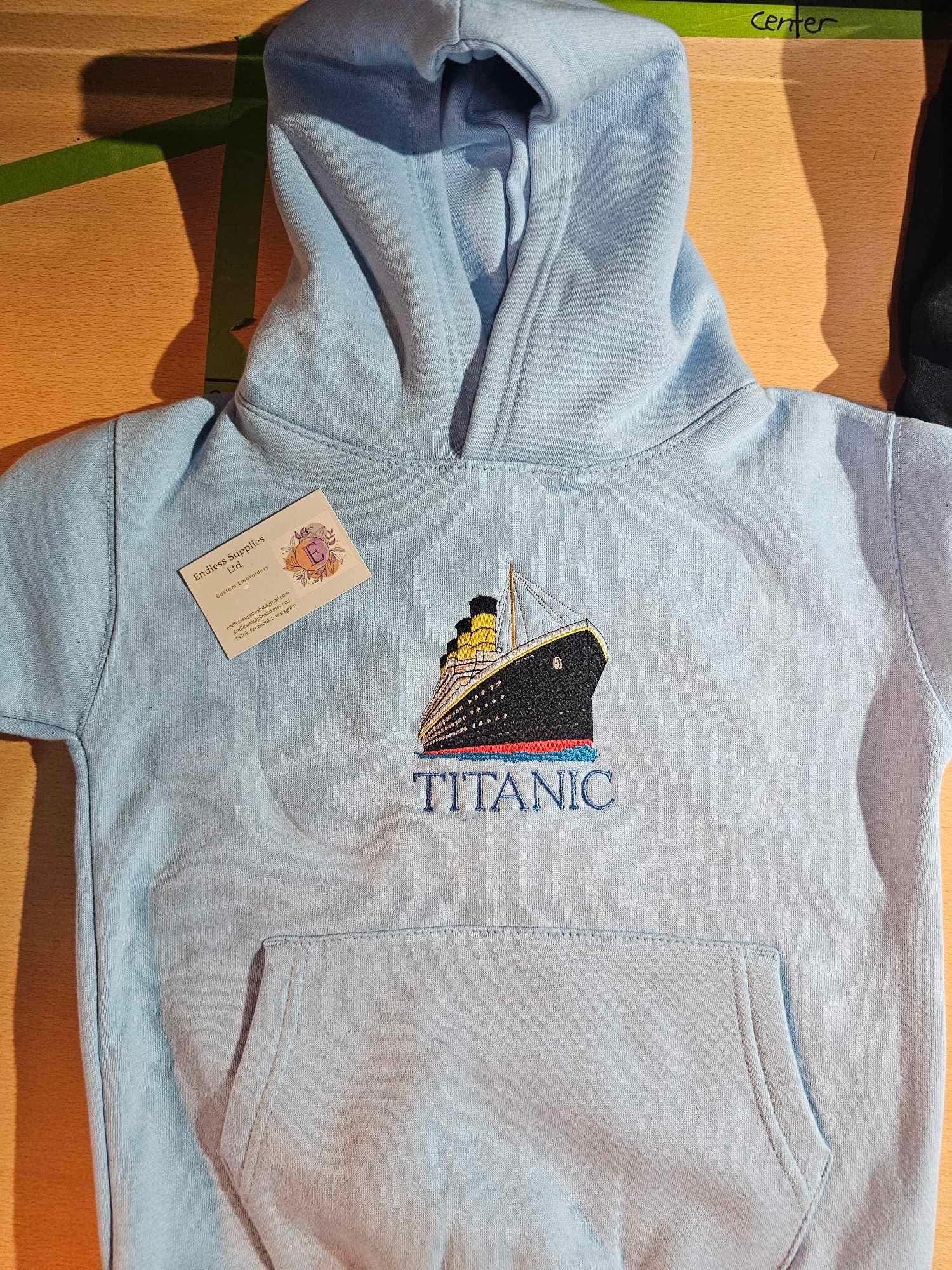Titanic Embroidered sweater childrens