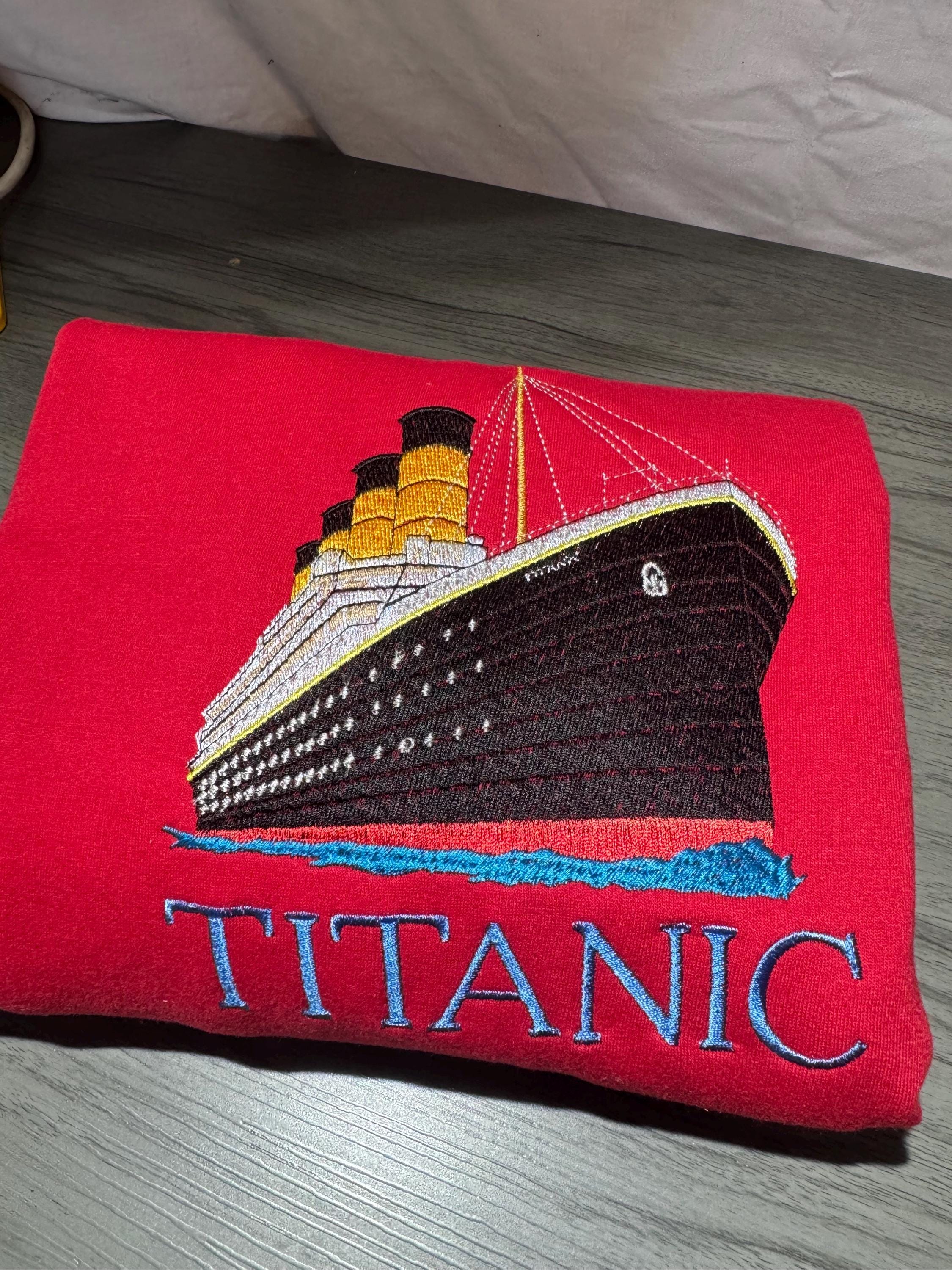 Titanic Embroidered sweater childrens