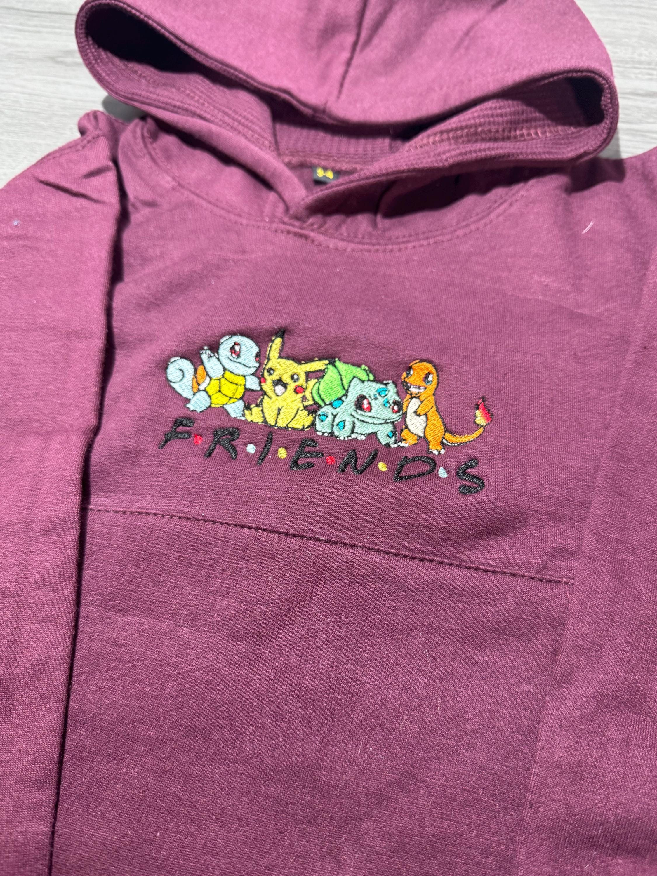 Embroidered Friends Hoody - Custom Character Design