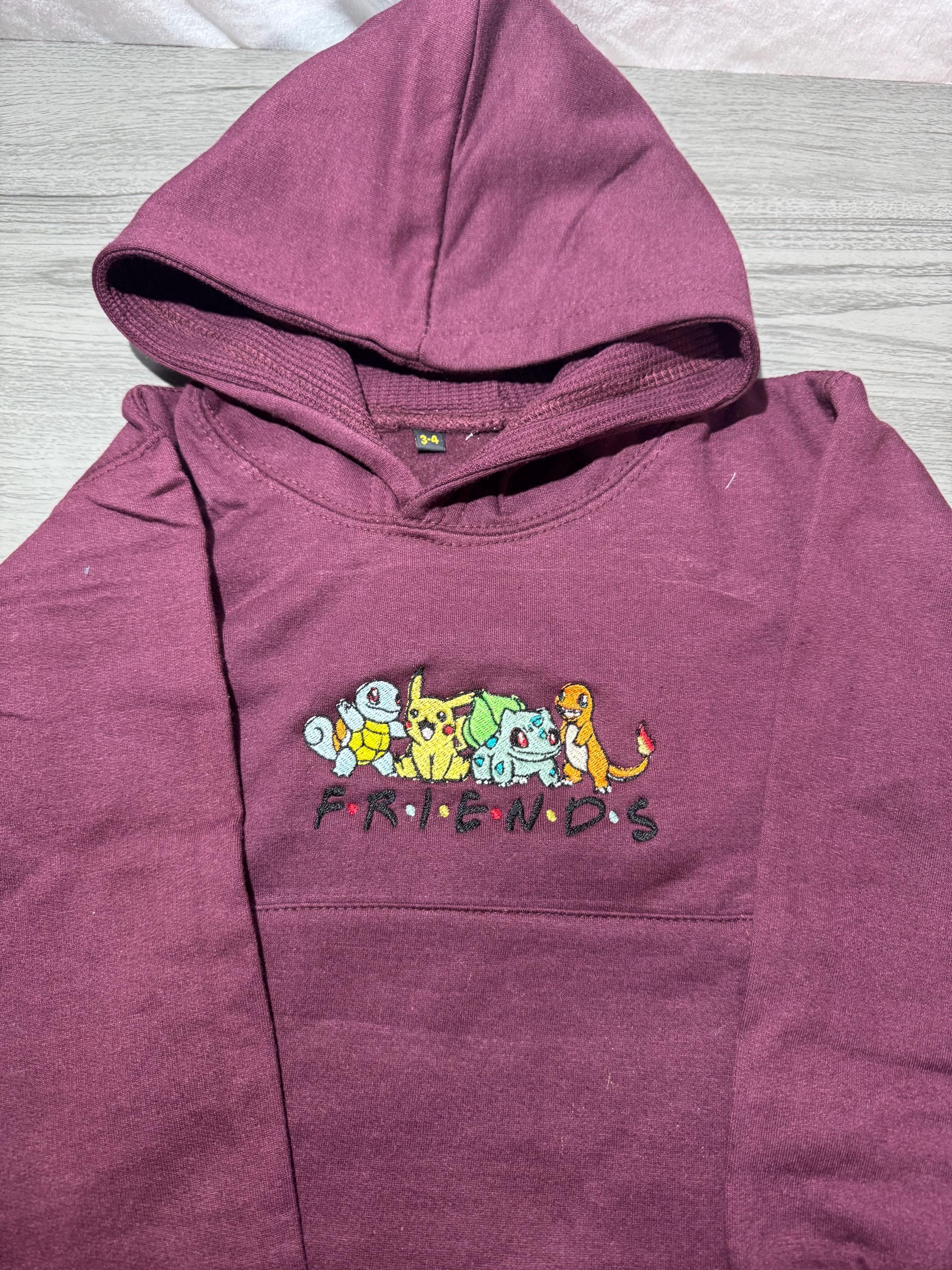 Embroidered Friends Hoody - Custom Character Design