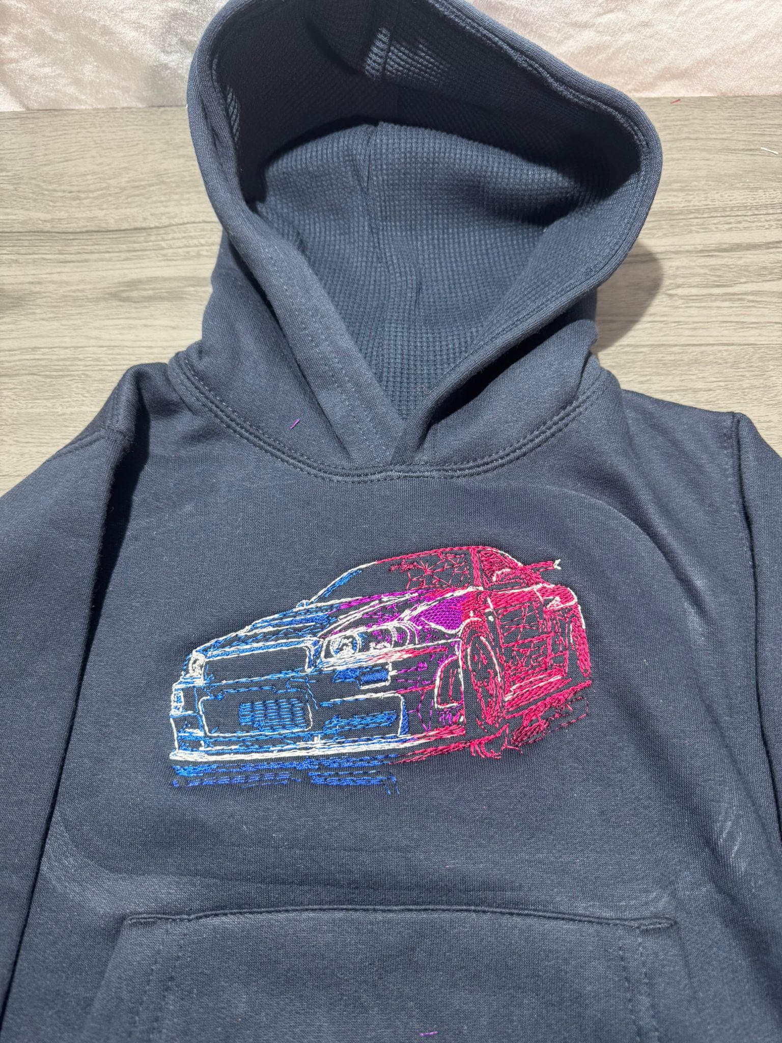 R34 Skyline Embroidered Hoody - Adults and Children