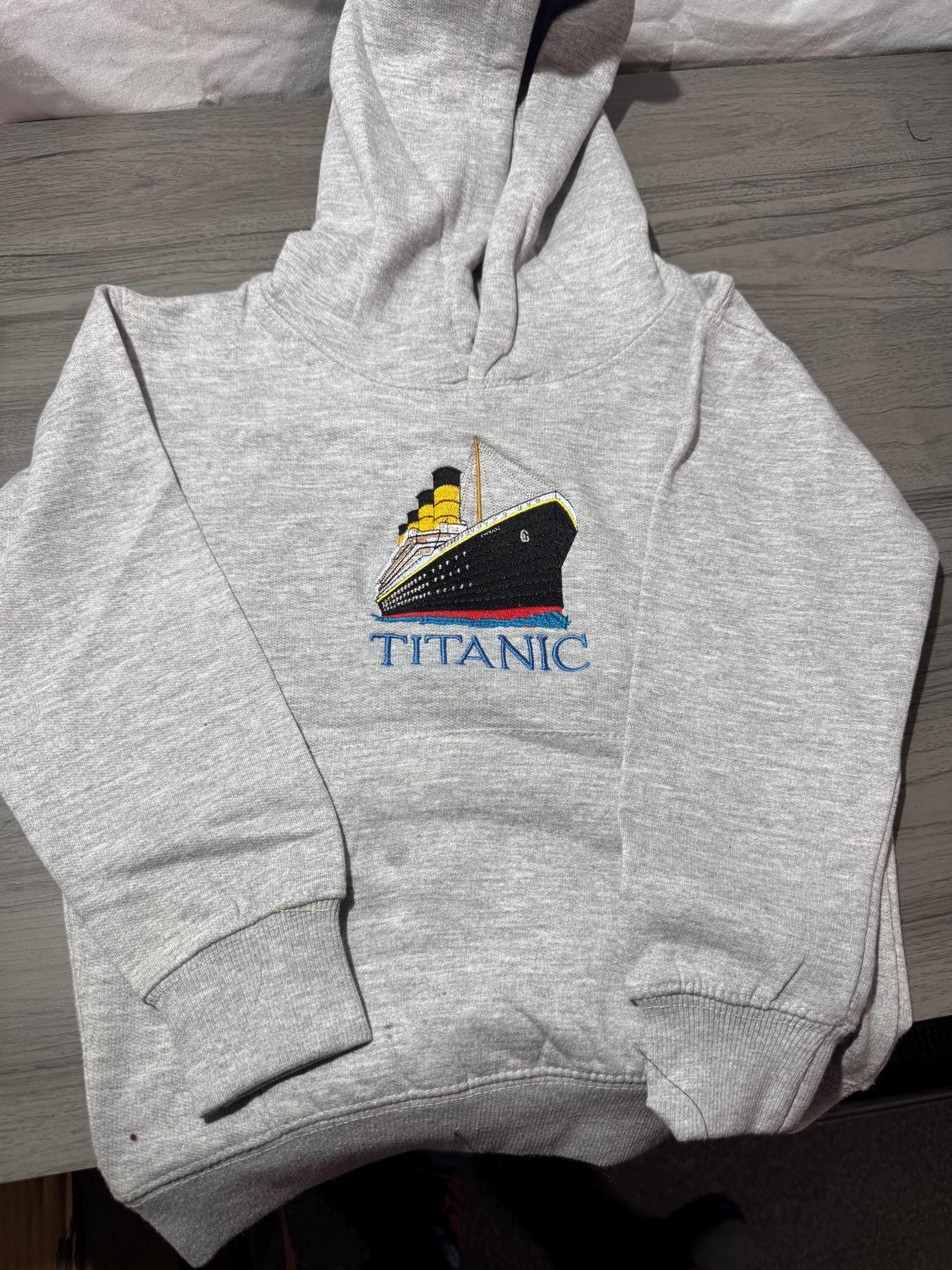 Childrens Embroidered Titanic Hoodie