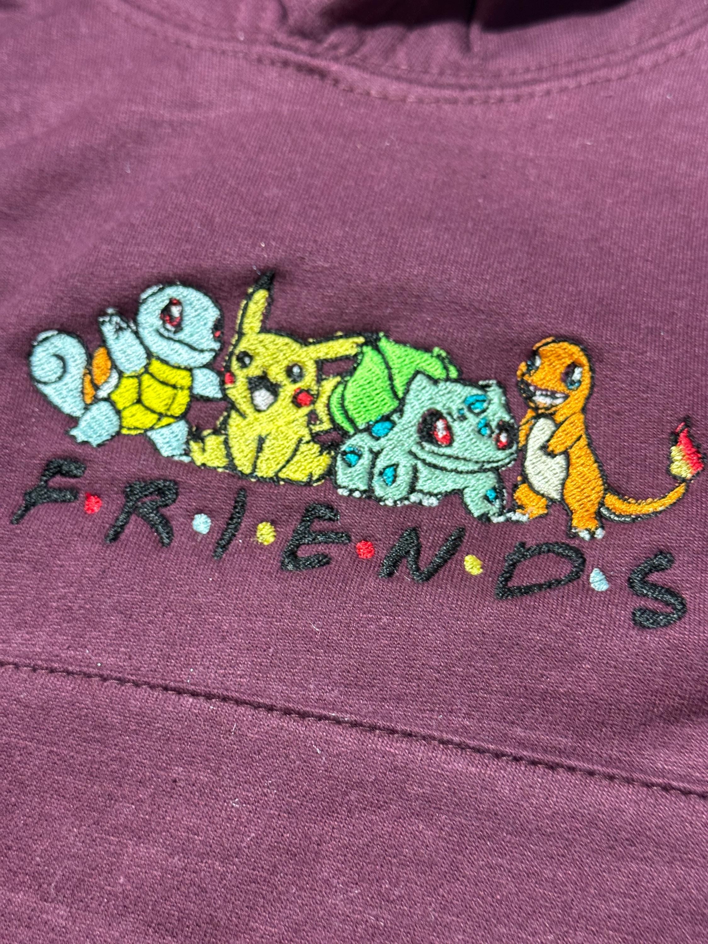 Embroidered Friends Hoody - Custom Character Design
