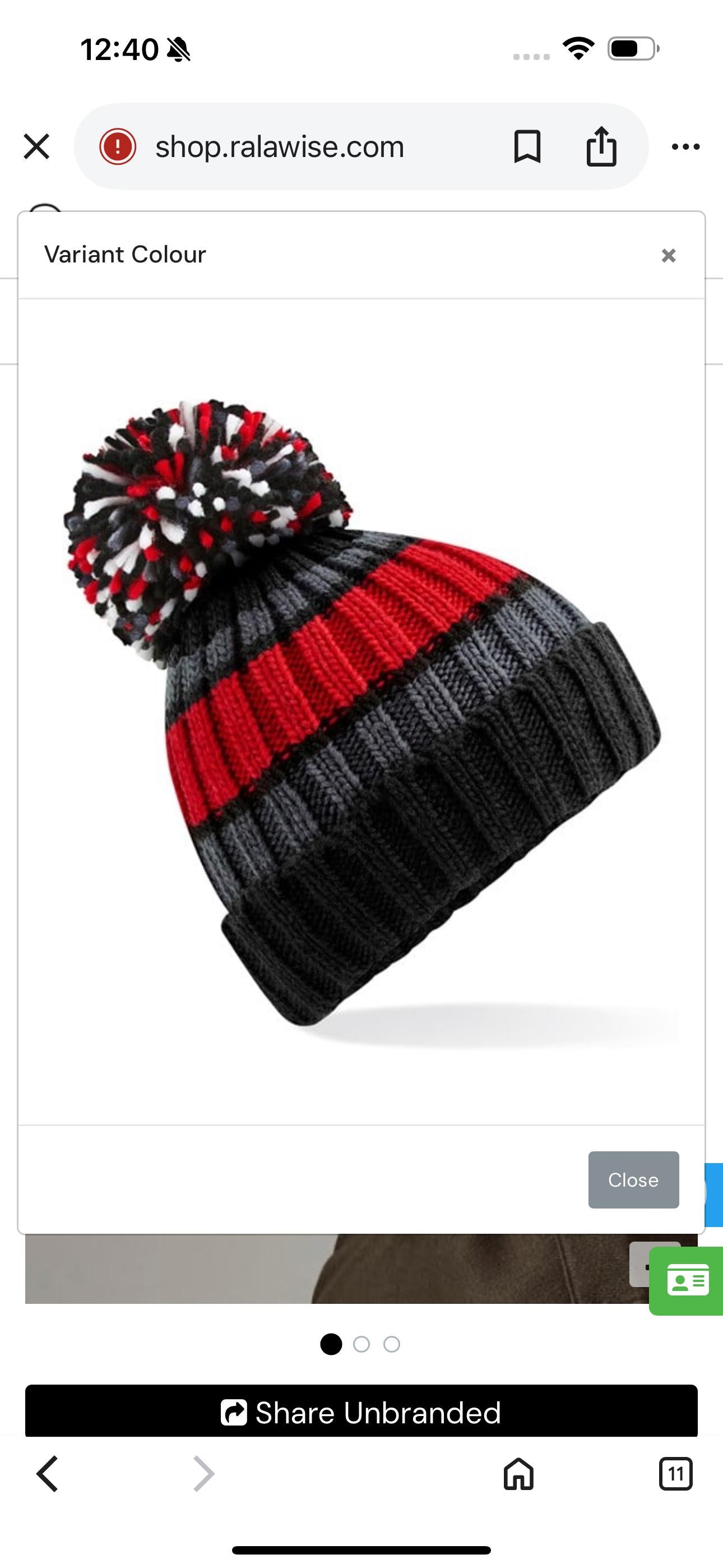 winter beanie hats embroidered name design Knitted Beanie Hat