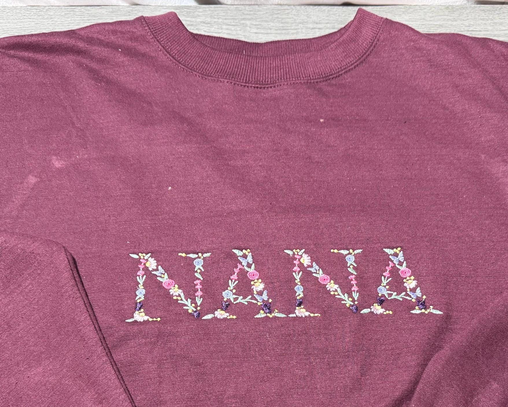 Nana Embroidered Sweatshirt