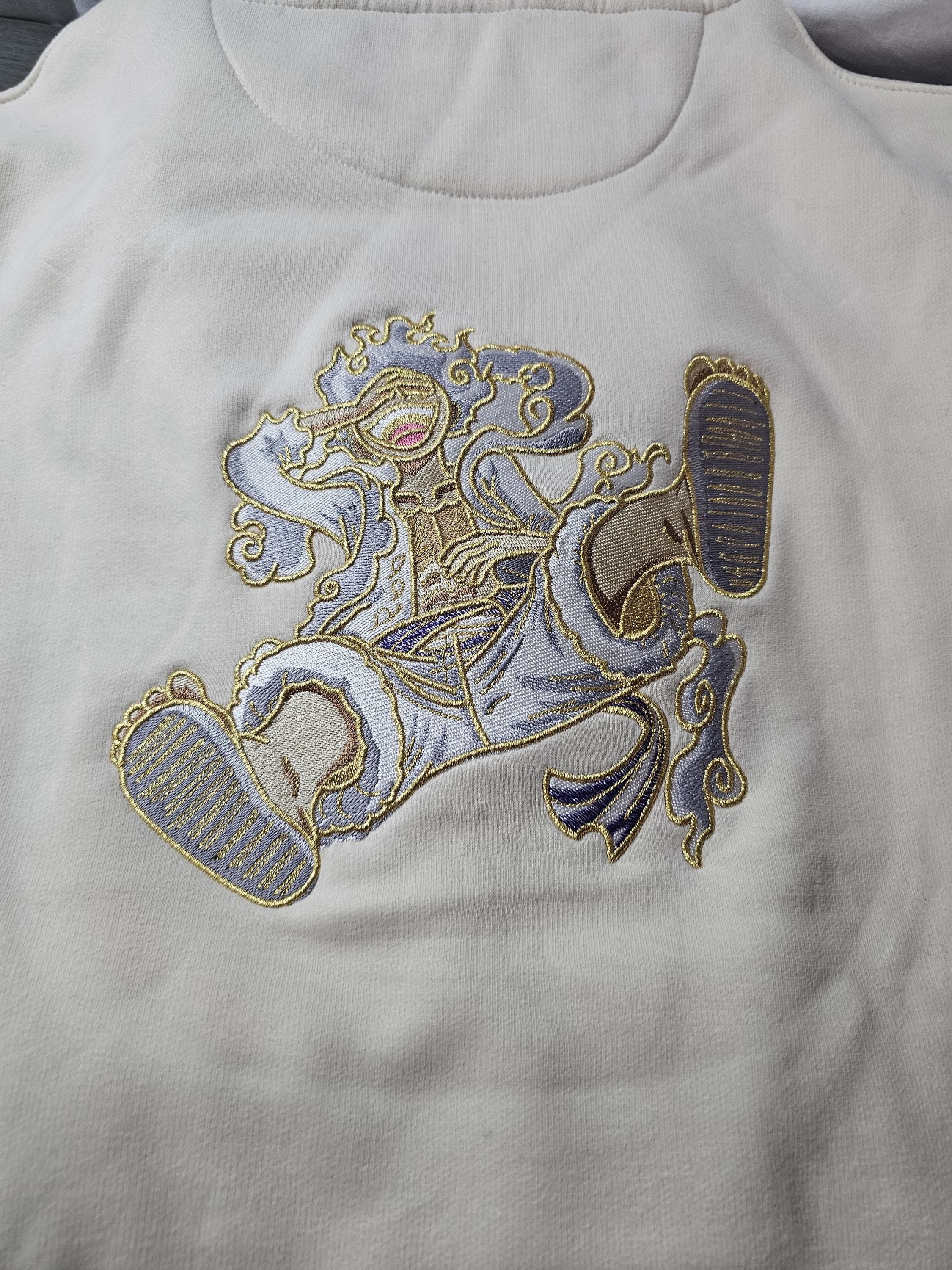 Embroidered Anime Pirate Gear 5 Hoodie - Adults and Children