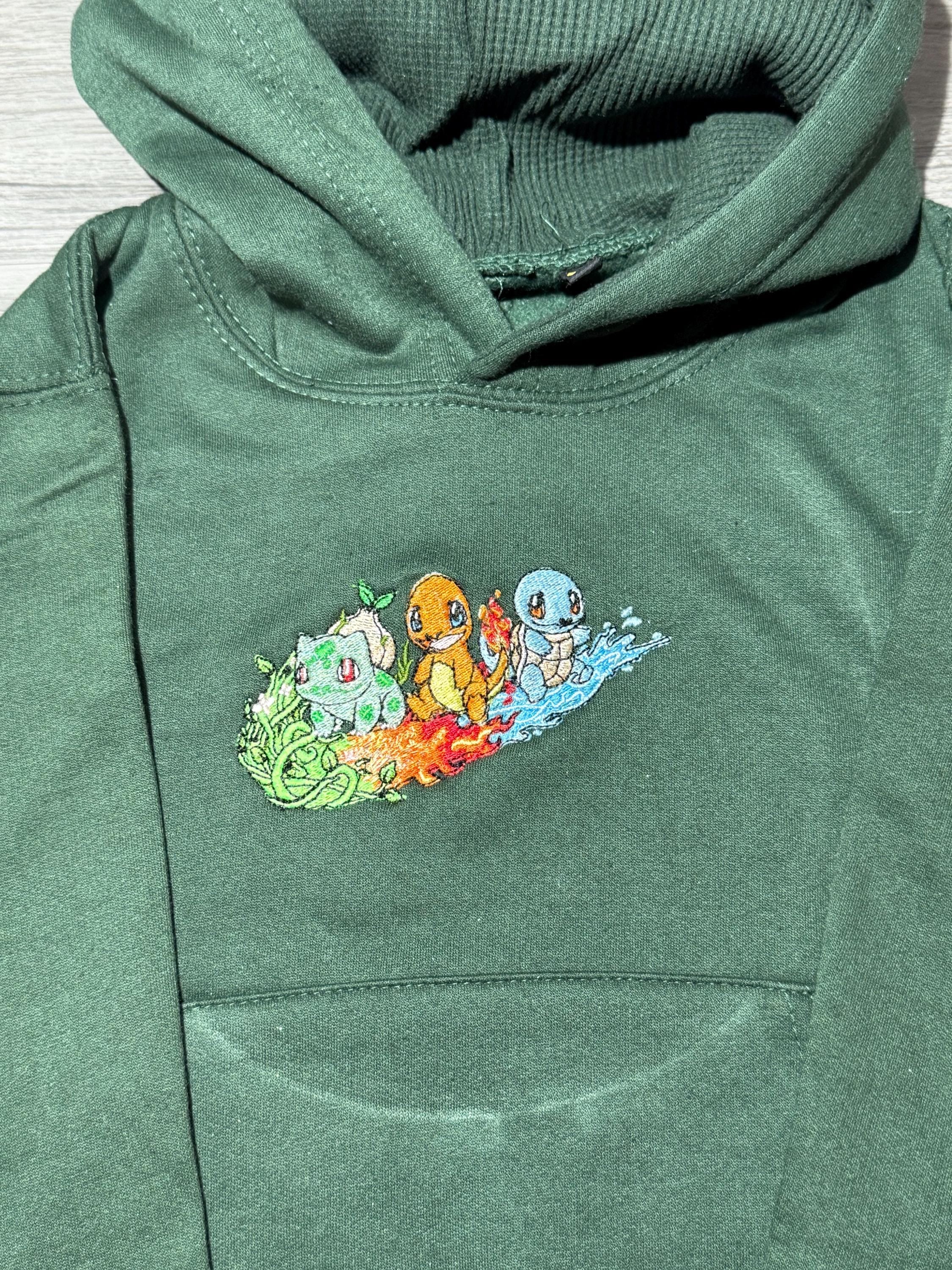 The Starters Baby Custom Embroidered Hoody - Front, Back and both Logo Designs - Adult and Children