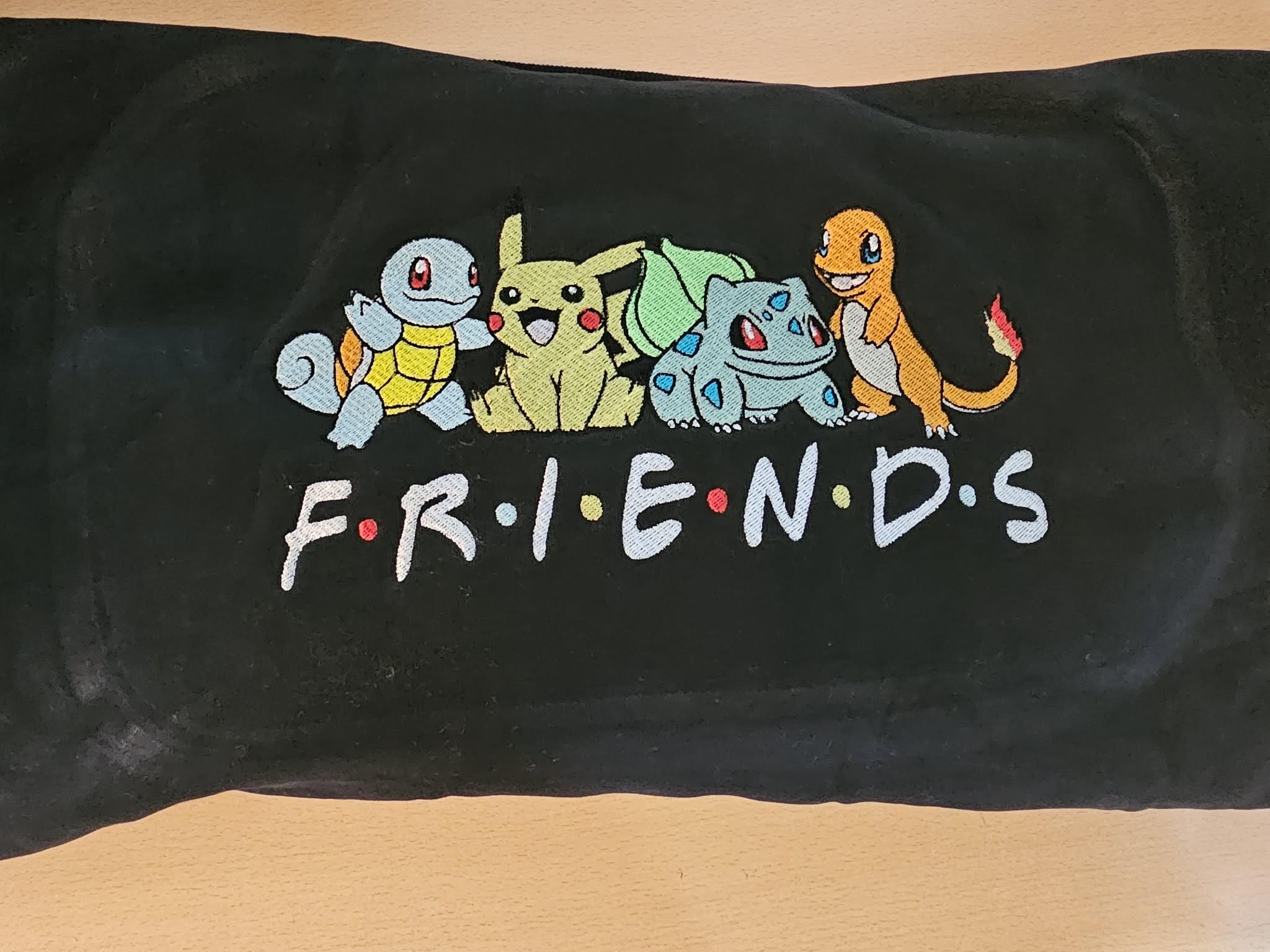Embroidered Friends Hoody - Custom Character Design