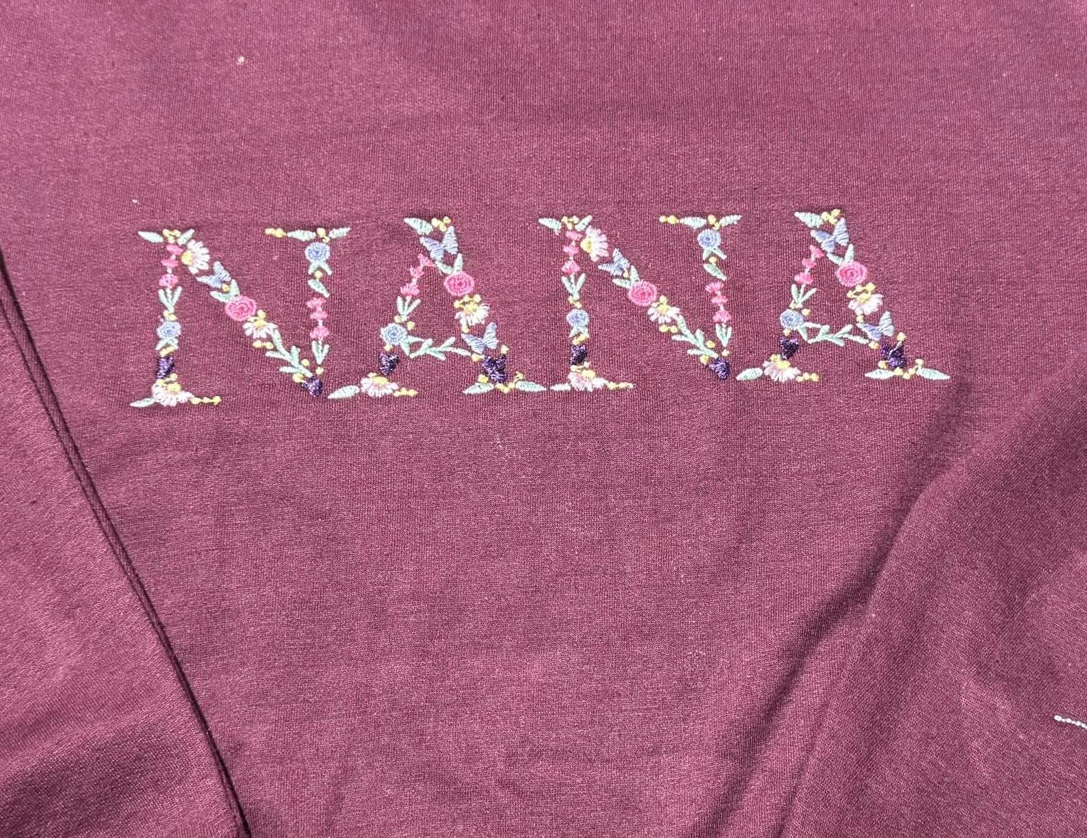 Nana Embroidered Sweatshirt