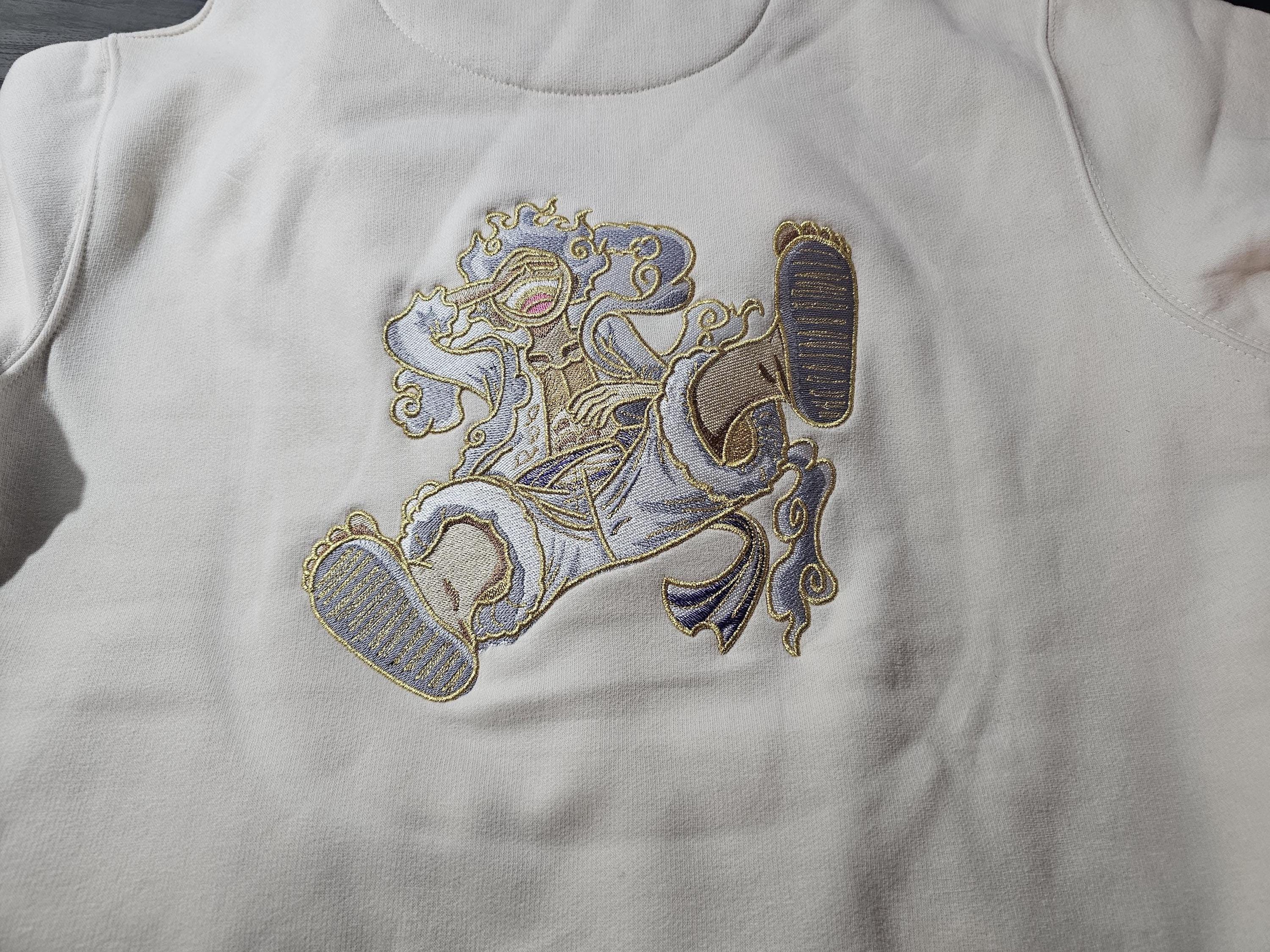 Embroidered Anime Pirate Gear 5 Hoodie - Adults and Children