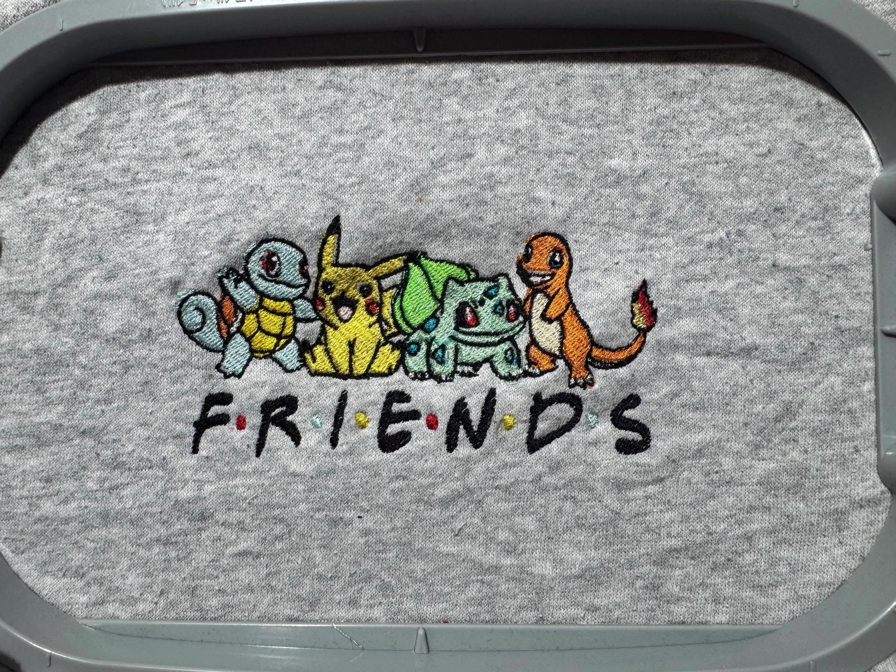 Embroidered Friends Hoody - Custom Character Design
